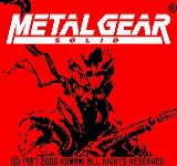 une photo d'Ã©cran de Metal Gear Solid gb sur Nintendo Game Boy Color